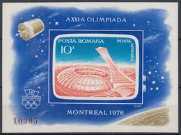 ** 1976 Montreali Nyári Olimpia Blokk Mi 136 - Andere & Zonder Classificatie
