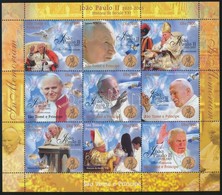 ** 2005 II. János Pál Pápa Emlékére 9 értékes Kisív - Andere & Zonder Classificatie