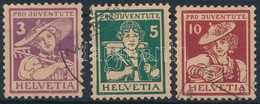 O 1916 Pro Juventute Sor Mi 130-132 - Altri & Non Classificati