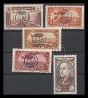 ** (*) 1944 Ügyvédi Kongresszus Sor Felülnyomással Mi 485-489 (15P érték Gumi Nélküli) - Altri & Non Classificati