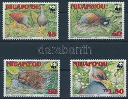 ** 1992 WWF Tongai ásótyúk Sor,
WWF Tongan Megapode Set
Mi 233-236 - Otros & Sin Clasificación