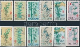 ** 1967 Bambusz Fogazott és Vágott Sor Mi 469-474 - Andere & Zonder Classificatie