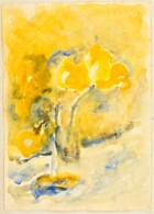 Somlai Vilma (1938-2007): Asztali Csendélet, Akvarell, Papír, Jelzett A Hátoldalán (hagyatéki Pecsét), 50×35 Cm - Otros & Sin Clasificación