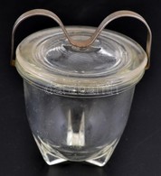 Régi üveg Tojásfőző, Nagyon Apró Csorbákkal, M: 6,5 Cm - Glas & Kristal