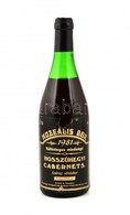 1981 Muzeális Bor: Hosszúhegyi Cabernet Sauvignon, Száraz Vörösbor, 0,75 L Bontatlan Palack - Altri & Non Classificati