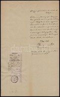1896-1898 5 Db, Kifizetésekkel Kapcsolatos Hivatalos Irat - Zonder Classificatie