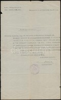1924-1947 2 Db, Magyar állampolgárság Elismérésével Kapcsolatos Belügyminiszteri Irat, Okmánybélyegekkel - Non Classificati