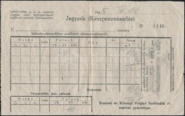 1945 Soproni és Kőszegi Polgári Serfőzdék Rt. Soproni Gyártelepe, Számla - Sin Clasificación