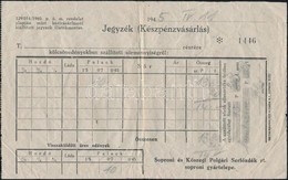 1945 Soproni és Kőszegi Polgári Serfőzdék Rt. Soproni Gyártelepe, Számla - Non Classificati