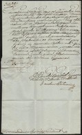 1830 Vöröskői Gróf Pálffy Fidél (1788-1864) Tárnokmester, Főkancellár, árva Megyei Főispán Saját  Kézzel Aláírt Levele A - Unclassified