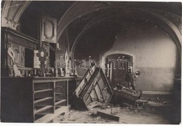 1914-1918 Kerny István (1879-1963): Bombázás Után, Vintage Katonai Fotó, Jelzetlen, A Szerző Hagyatékából, 11x16 Cm - Andere & Zonder Classificatie