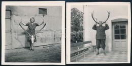 Cca 1938 Thöresz Dezső (1902-1963) Békéscsabai Gyógyszerész és Fotóművész Hagyatékából 2 Db Jelzés Nélküli Vintage Fotó  - Autres & Non Classés
