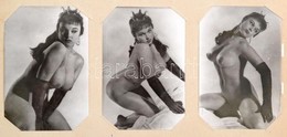 Erotikus és Pornográf Fotók és Illusztrációk Gyűjteménye, összesen Kb. 80 Db, Albumba Rendezve, Különböző Méretben - Andere & Zonder Classificatie