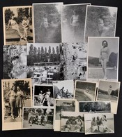 Cca 1930-1960 Strandfotók, 18 Db Fotó, 13,5x8,5 Cm és 5x8 Cm Közötti Méretben - Andere & Zonder Classificatie