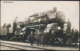 Cca 1900 MÁV 601 Mozdony Fotólap / Locomotive 9x14 Cm - Andere & Zonder Classificatie