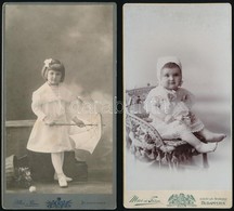 Cca 1880-1900  Mai és Társa Fényképészek 3 Db Kabinetfotó 11x20,5 Cm - Andere & Zonder Classificatie