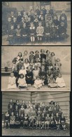 1921-1926 Győri Iskolások, 3 Db Csoportkép, Hátuljukon Feliratozva, 9×14 Cm - Andere & Zonder Classificatie