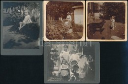 Cca 1900 Régi Idők Kertjei, 11 Db Különféle Kerti Fotó, Különböző Méretben - Andere & Zonder Classificatie