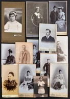 Cca 1910-1920 Régi Idők Portréi, 13 Db Nagyrészt Keményhátú Fotó Különféle Műtermekből (Elbl és Pietsch, Strelisky, Uher - Andere & Zonder Classificatie
