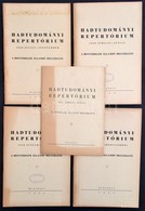 1957-1961 Hadtudományi Repertórium 5 Füzete. - Altri & Non Classificati