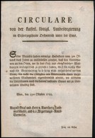 1789 Ausztriai Rendelet A Fakivágás Megadóztatásáról 1p - Zonder Classificatie