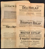 1893-1924 Vegyes Folyóirat Tétel, Közte Háborús Számok (1914-1918) Is, Hiányosak, Töredékesek, Nagyrészt Címlapok Vagy E - Zonder Classificatie