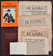 1915-1985 Vegyes Könyv és Papírrégiség Tétel. Közte: 
Szenti Tibor: Parasztvallomások. Gazdák Emlékezése Vásárhelyről. B - Zonder Classificatie