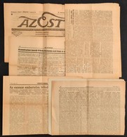 1919 Vegyes Folyóirat Tétel, Egy Kivételével Hiányosak, Töredékesek, 5 Db: 
Népszava 1919. Május 1. (104.), 17. (117.),  - Sin Clasificación