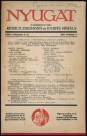 1931 Nyugat. Szerk.: Móricz Zsigmond, Babits Mihály. XXIV. évf. 3. Sz. 1931. Feb. 1. Vászon-kötésben. 143-212+4 P. - Zonder Classificatie