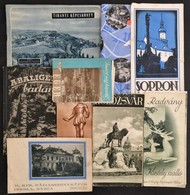 Cca 1933-1959 Vegyes Utazási Prospektus Tétel, Db. Közte: Abaligeti Barlang, Sopron, Miskolc, Bayreuth, Tihanyi Képeskön - Zonder Classificatie