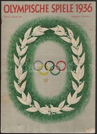 1936 Berlin Olympische Spiele C. Olimpiai újság 8. Szám - Sin Clasificación