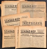 1947-1948 Vegyes Folyóirat Tétel, 15 Db, Közte Népszava, Szabad Nép,..stb. Benne A Kor Híreivel. Változó állapotban, Köz - Zonder Classificatie