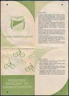 Cca 1960 Csepel Kerékpár Kezelési Ismertető - Zonder Classificatie