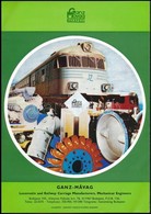 Cca 1980 Ganz-MÁVAG Mozdony, Vagon és Gépgyár DHM6-DHM8 Mozdony Prospektusa Leporelló  / Locomotive Booklet - Unclassified
