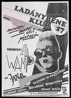 1989 Ladánybene 27 Klub, Wamp, József Attila Művelődési Központ, 1989. Jan. 26, Underground Koncertplakát, 29x21 Cm. - Otros & Sin Clasificación