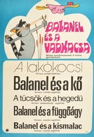 Cca 1981 Balanel és A Vadkacsa MOKÉP Plakát, Hajtott, 58×40 Cm - Otros & Sin Clasificación