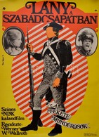 1973 Pécsi Gábor (?-): Lány A Szabadcsapatban, MOKÉP Filmplakát, 56×41 Cm - Otros & Sin Clasificación