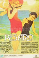 Régi Olasz Idegenforgalmi Plakát Modern Reprintje, Azienda Di Promozione Turistia Pesaro - Riviera Adriatica - Italia, F - Otros & Sin Clasificación