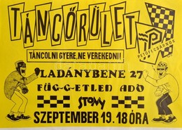 1989 Rádi Sándor (?-?): Táncőrület, Petőfi Csarnok 1989. Szept. 19., Ladánybene 27, Független Adó, Stomy, Underground Ko - Otros & Sin Clasificación