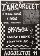 1989 Rádi Sándor (?-?): Táncőrület. Nyárimikulás Vidulás., Petőfi Csarnok 1989. Augusztus 11., Skanzelizé, Ladánybene 27 - Otros & Sin Clasificación