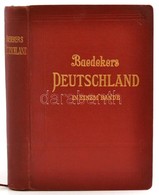 Karl Baedeker: Deutschland In Einem Bande. Leipzig, 1925, Karl Baedeker. Német Nyelven. Kiadói Aranyozott Egészvászon So - Sin Clasificación