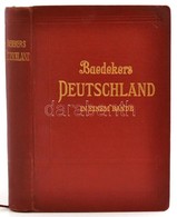 Karl Baedeker: Deutschland In Einem Bande. Leipzig, 1925, Karl Baedeker. Német Nyelven. Kiadói Aranyozott Egészvászon So - Non Classés