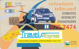 Cyprus, CYP-C-060, Travel & Express, Cars, 2 Scans. - Cyprus