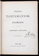 Csengery Antal: Történeti Tanúlmányok és Jellemrajzok. 1. Kötet Pest, 1870. Ráth Mór. 1 T. (a Szerző Fényképe), IV L. 1  - Sin Clasificación