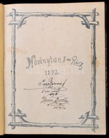 1892 Növénytan II.-dik Rész. Hn.,1894, Nyn., 211 P. Aranyozott Gerincű Egészvászon-kötés, Kopott Borítóval, Kissé Foltos - Sin Clasificación