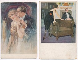 ** * 5 Db RÉGI Motívumlap: Párok / 5 Pre-1945 Motive Postcards: Couples - Non Classificati