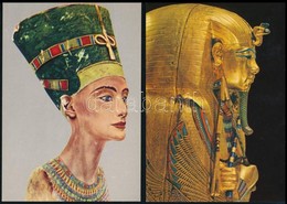 ** * 50 Db MODERN Egyiptomi Motívum Képeslap: Királysírok, Szarkofágok.. / 50 Modern Egyptian Motive Postcards: Royal To - Unclassified