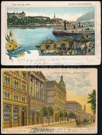 ** * Budapest - 11 Régi Képeslap, Sok Litho, Vegyes Minőség / 11 Pre-1945 Postcards With Lithos, Mixed Quality - Zonder Classificatie