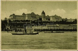 T2 1928 Budapest I. Királyi Vár, Gőzhajó. Rökel Felvétele - Zonder Classificatie