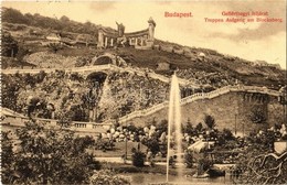 T2 1909 Budapest I. Gellérthegyi Feljárat, Szent Gellért Szobor - Képeslapfüzetből - Sin Clasificación